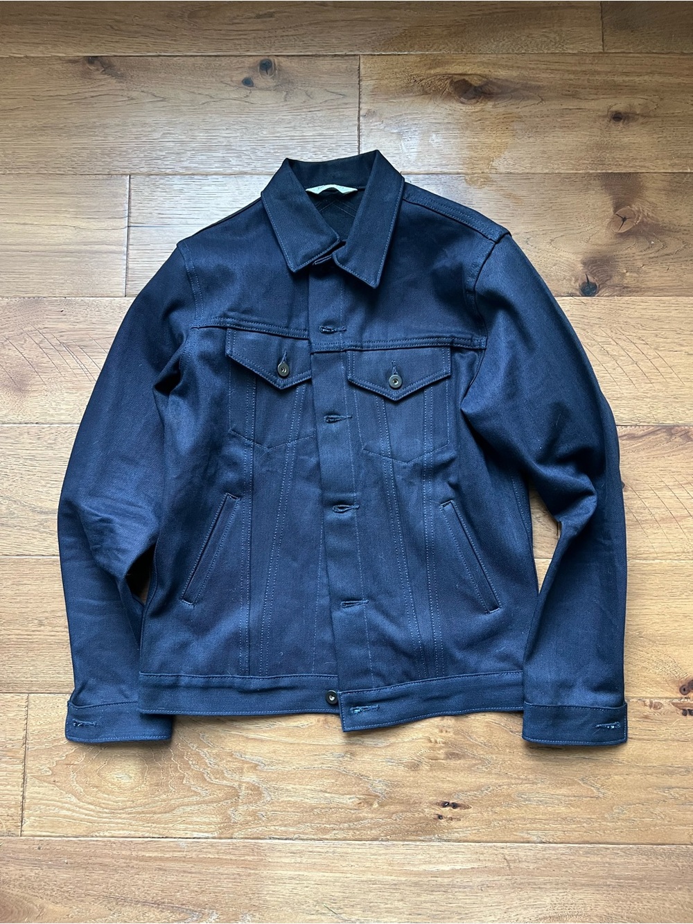 3Sixteen Men’s Medium Trucker Jacket Type 3 Shadow Selvedge